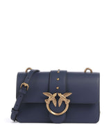 Pinko Love One Mini Taška cez rameno blu indaco ombroso/antique gold