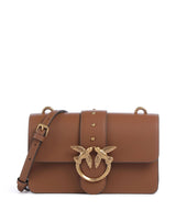 Pinko Love One Mini Taška cez rameno marrone/leone/antique gold