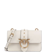 Pinko Love One Mini Taška cez rameno bianco seta/antique gold