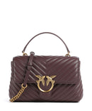 Pinko Love Lady Puff Classic Kabelka cioccolato amaro/antique gold
