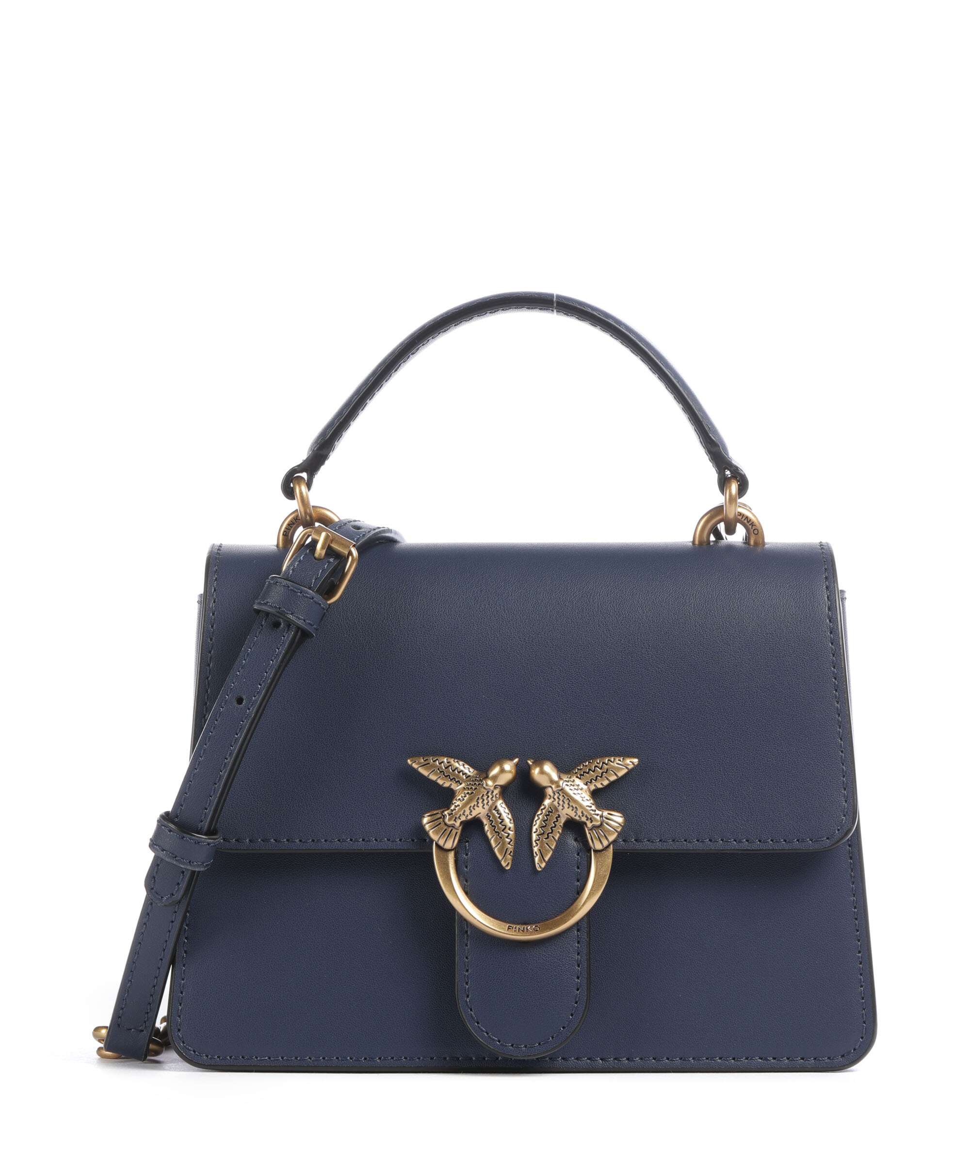 Pinko Love One Mini Handbag blu indaco ombroso/antique gold