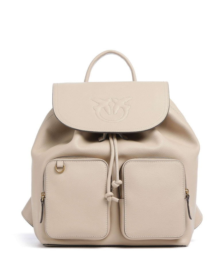 Pinko Carrie Backpack beige/grigio fumo/antique gold