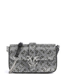 Pinko Love One Baby Slouchy Taška cez rameno argento/nickel lucido
