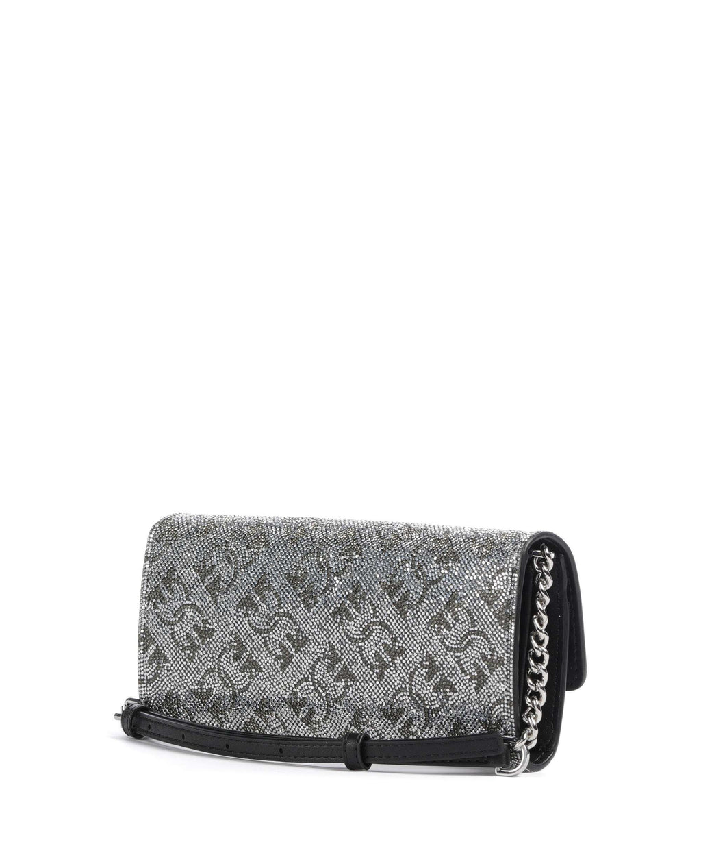 Pinko Love Tiny Birds Crossbody bag argento/nickel lucido