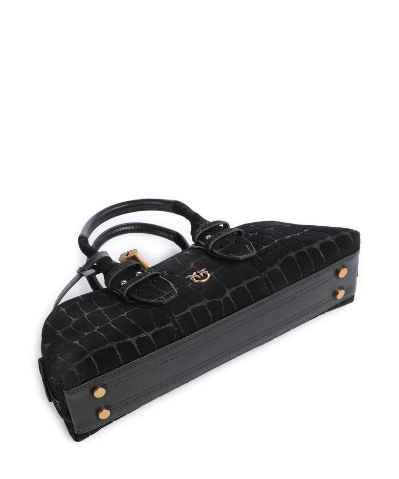 Pinko Bowling Baguette Handbag nero/antique gold