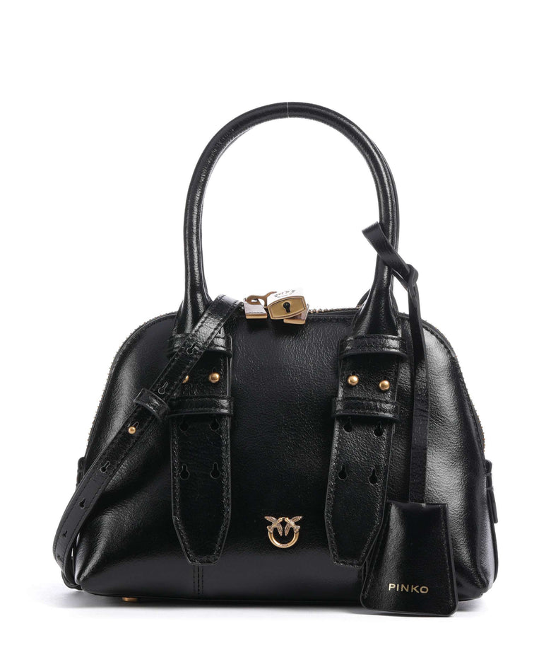 Pinko Bowling Mini Handbag nero/antique gold