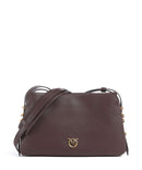 Pinko Triplet Mini Taška cez rameno rosso mogano/antique gold