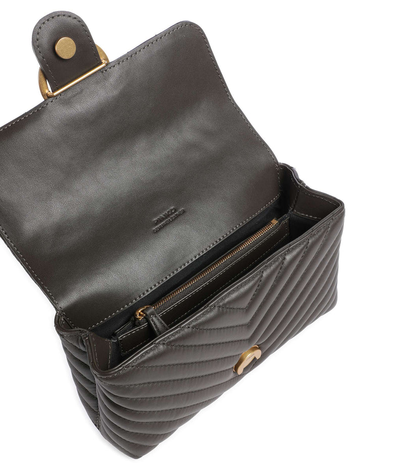 Pinko Love Lady Puff Mini Handbag verde fango/antique gold