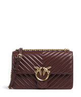 Pinko Love One Classic Taška cez rameno rosso vino/antique gold