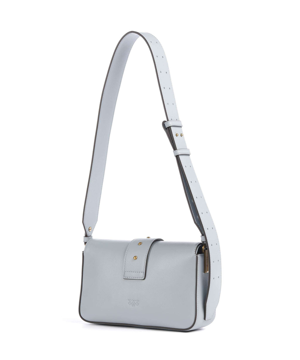 Pinko Love One Mini Slouchy Shoulder bag azzurro celeste/antique gold