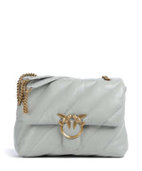 Pinko Love Puff Big Taška cez rameno grigio perla/antique gold