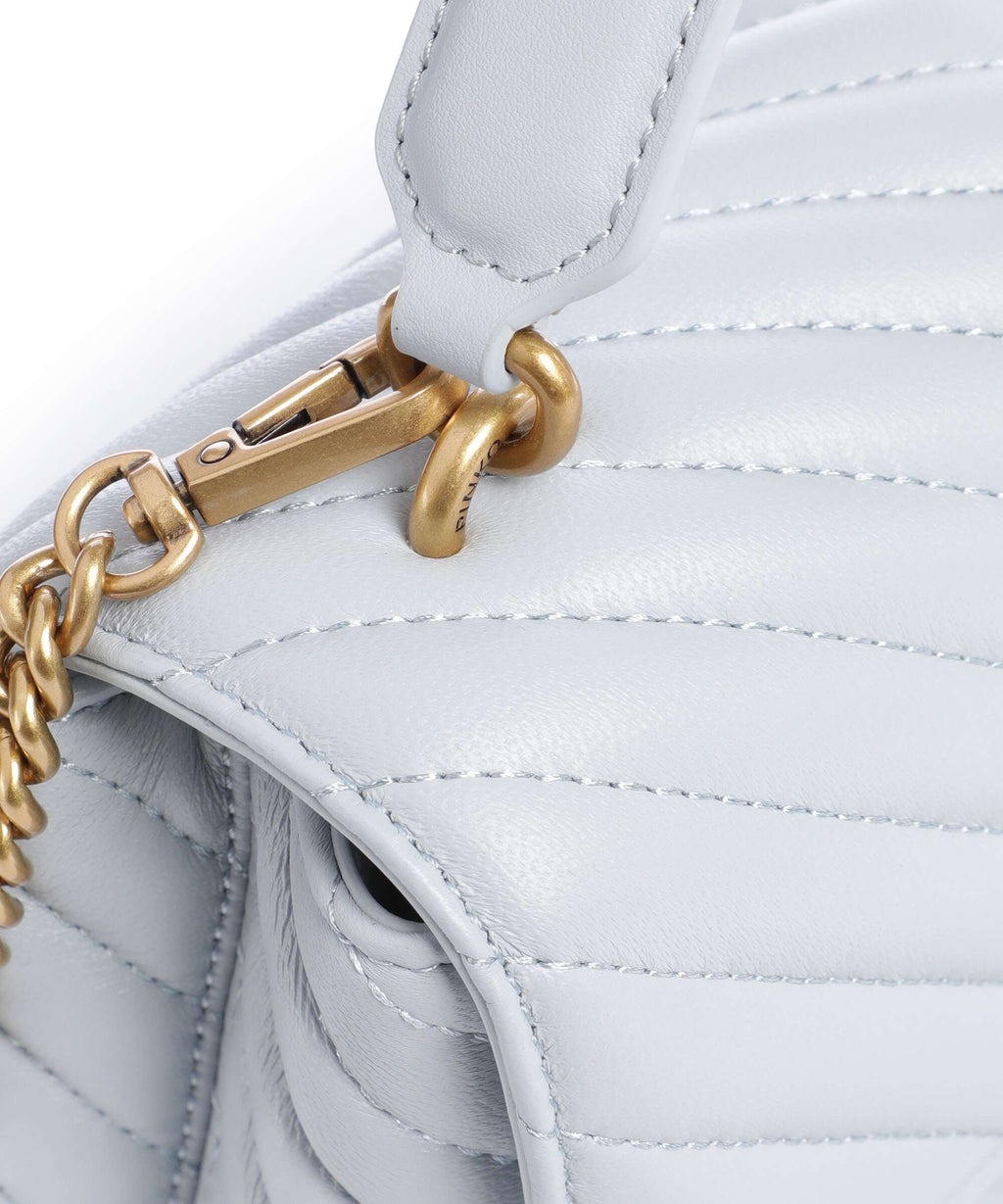 Pinko Love Lady Puff Mini Handbag azzurro celeste/antique gold