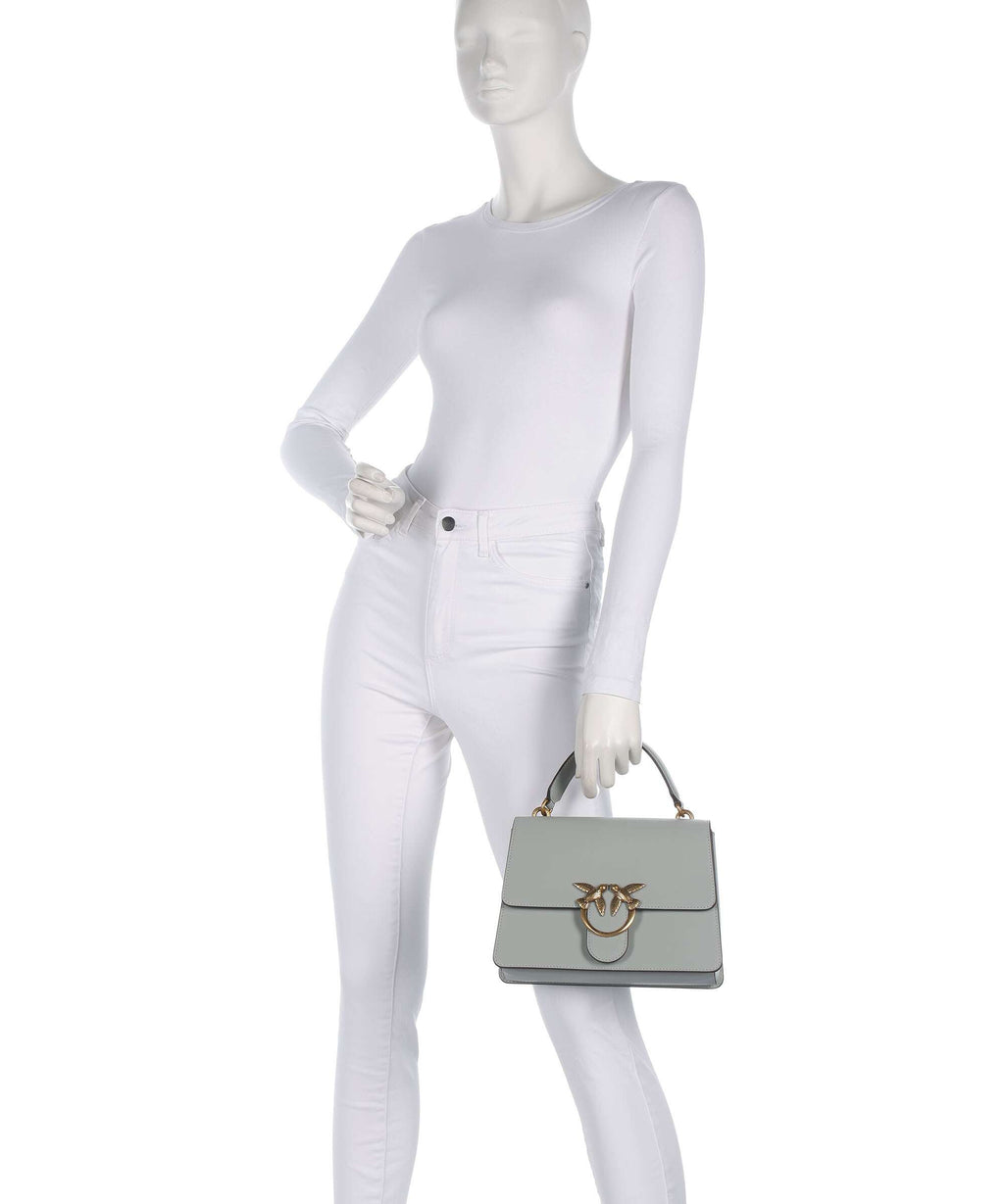 Pinko Love One Classic Handbag grigio perla/antique gold