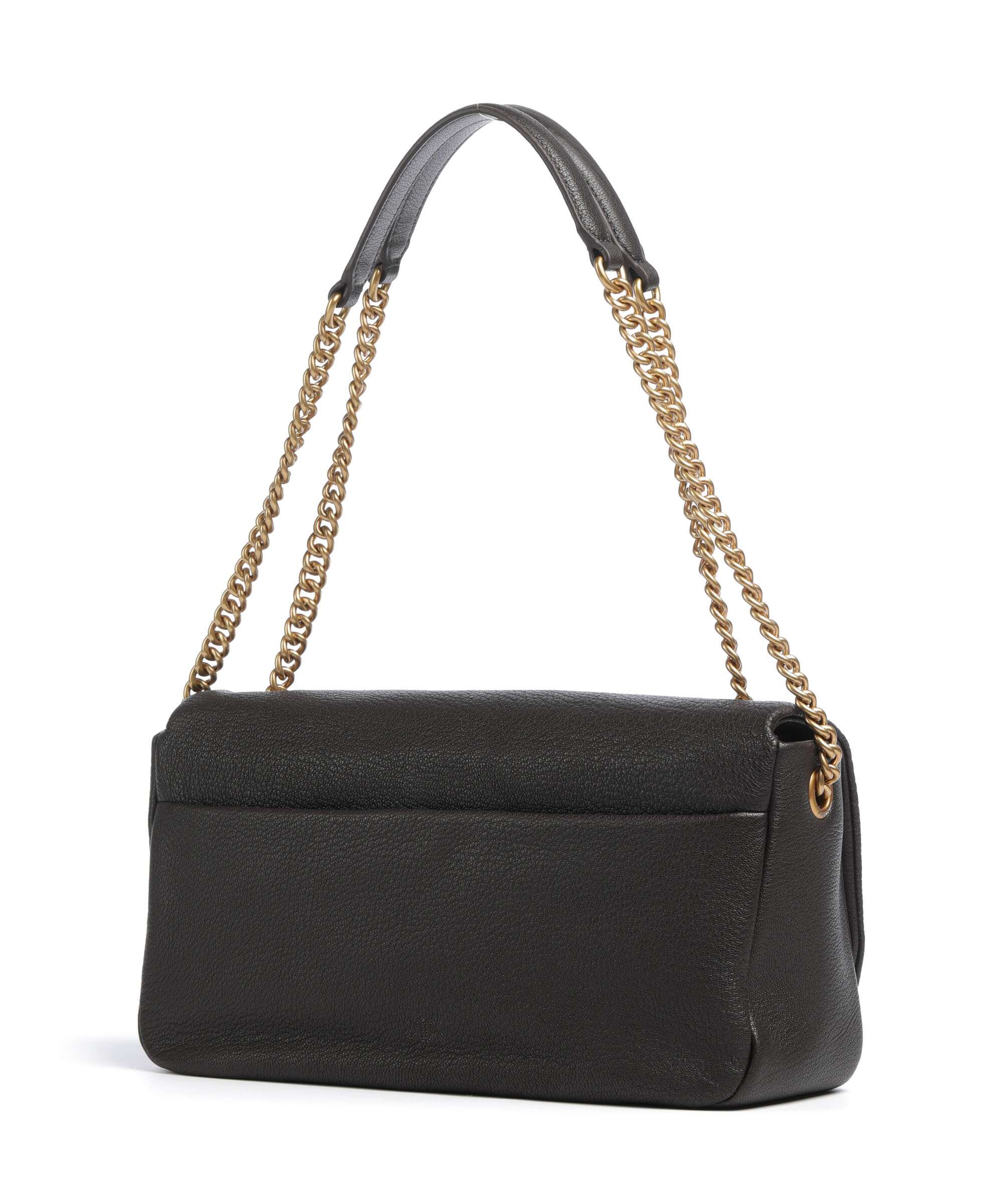 Pinko Click Soft Horizontal Chain Shoulder bag marrone marasca/antique gold