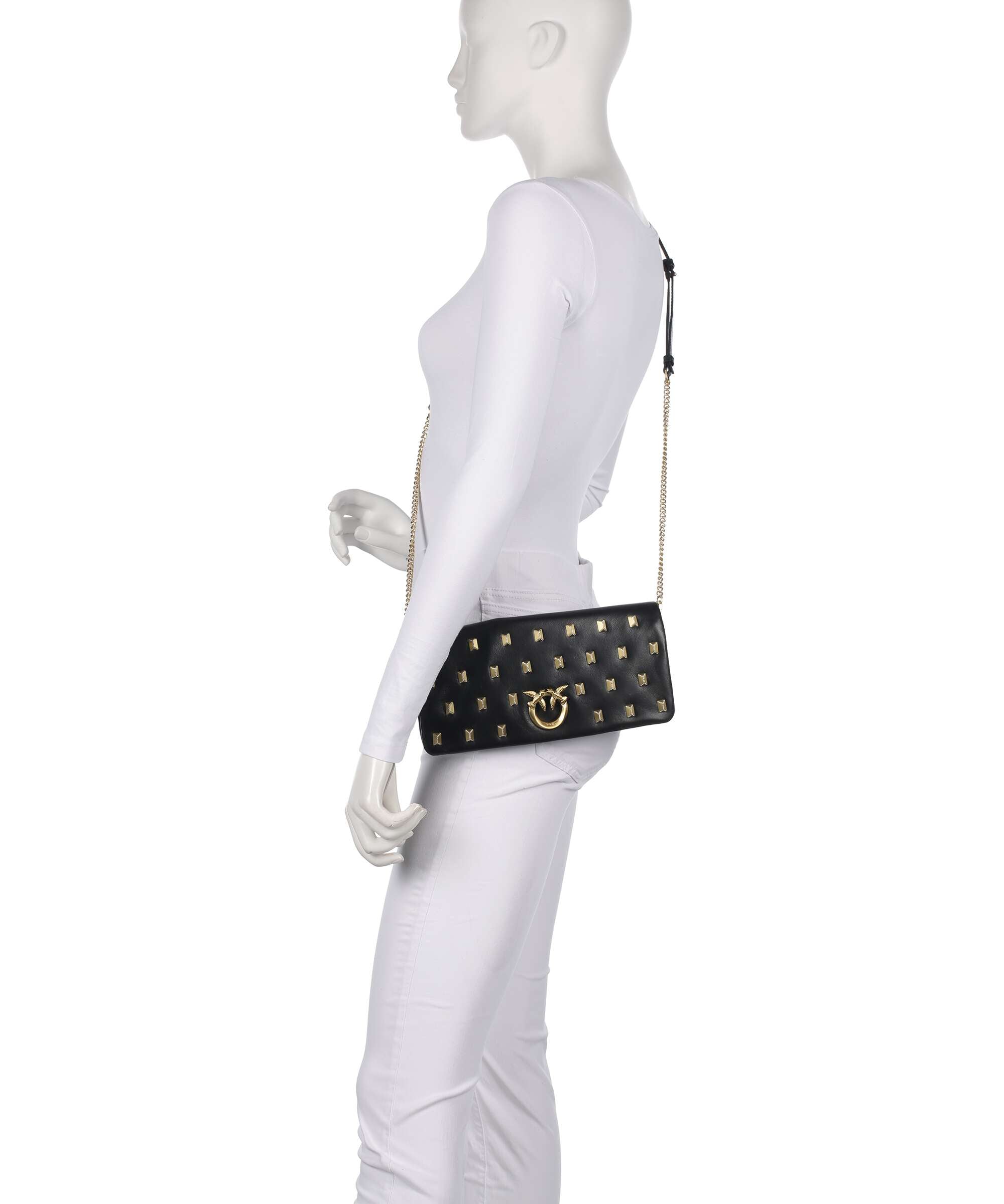 Pinko Click Soft Horizontal Classic Shoulder bag black/brushed gold