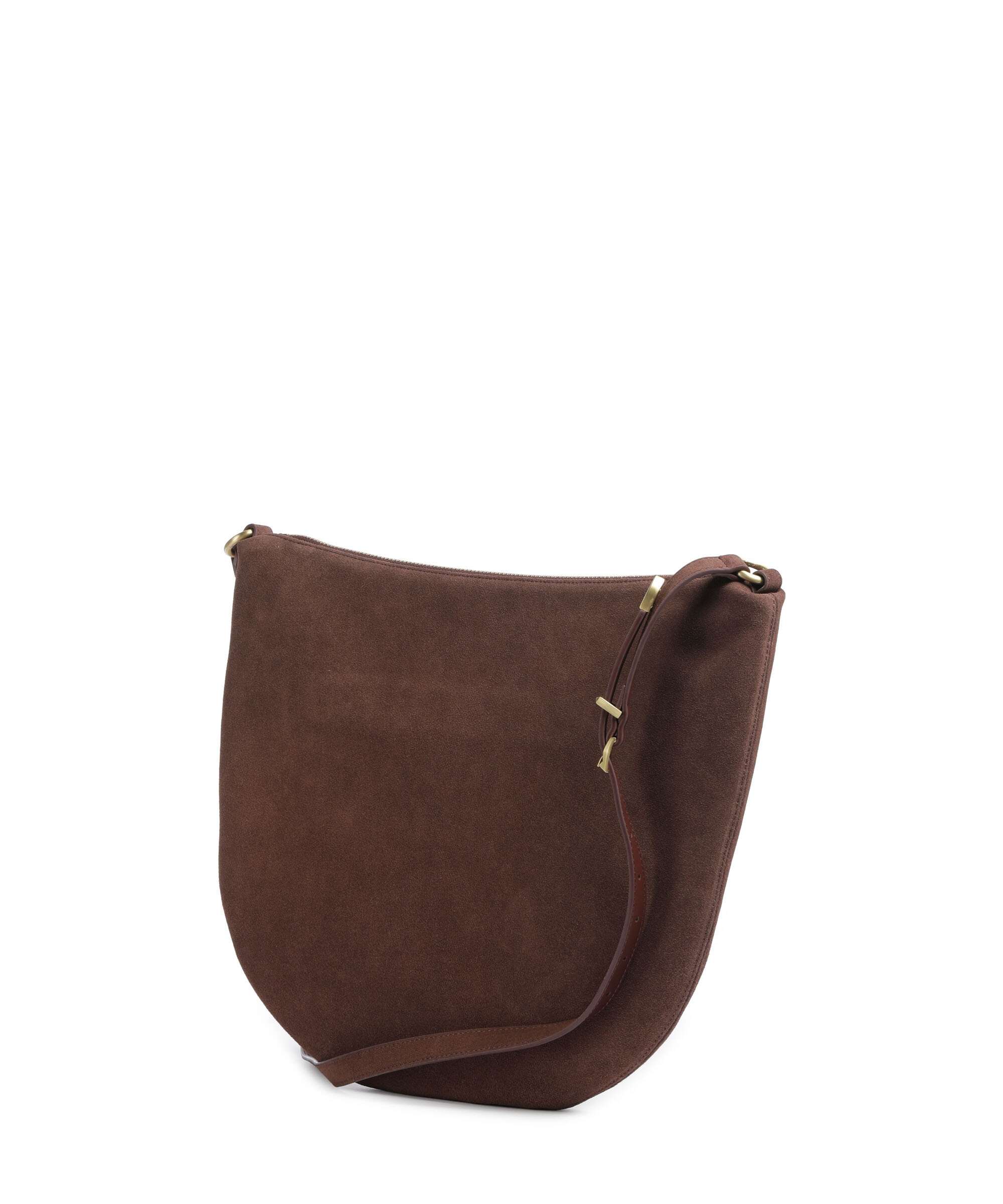 Pinko Luna Big Hobo bag castano intenso/matt gold