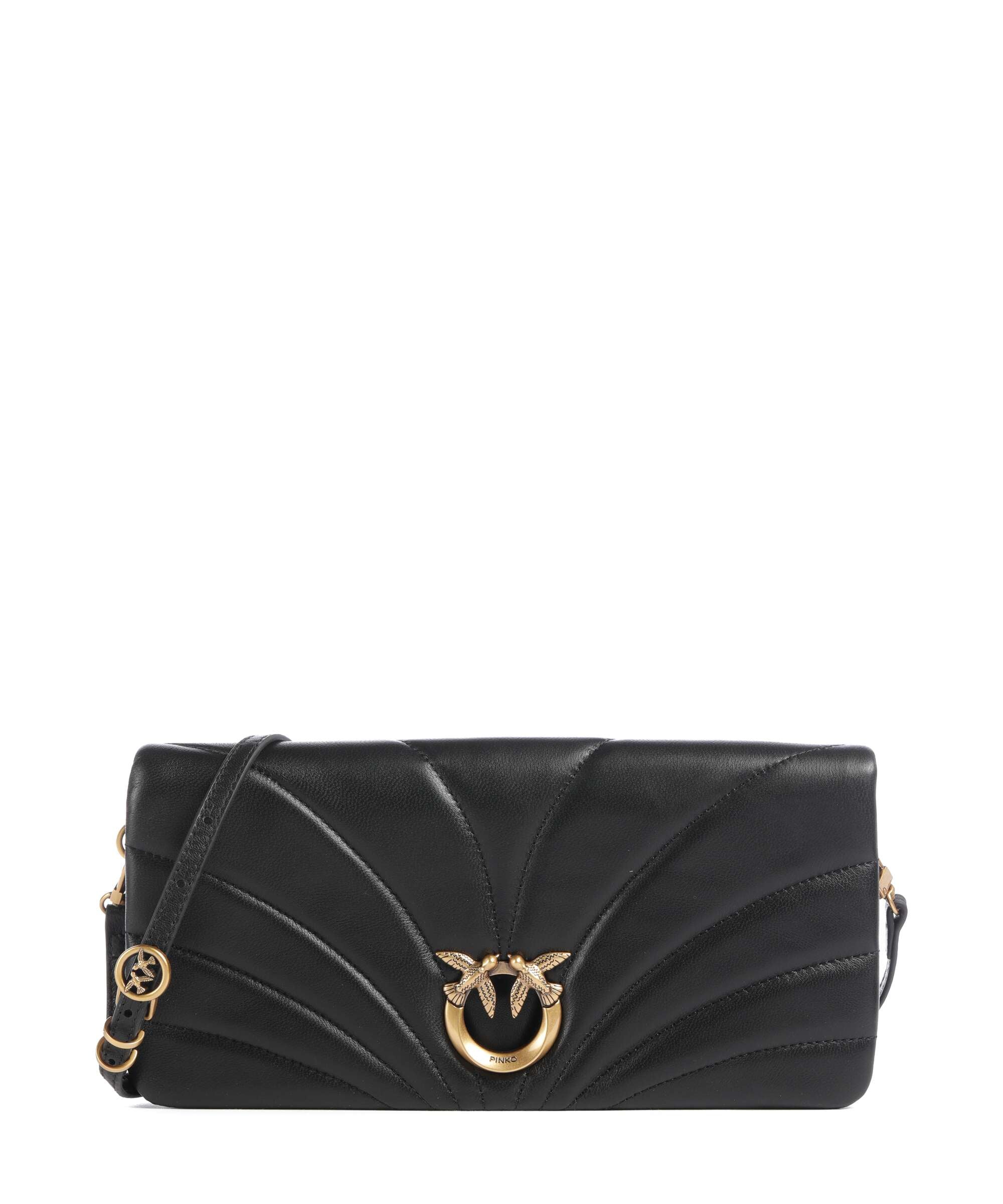 Pinko Click Horizontal Classic Crossbody bag nero/antique gold