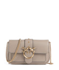 Pinko Love One Pocket Wallet grigio talpa/antique gold