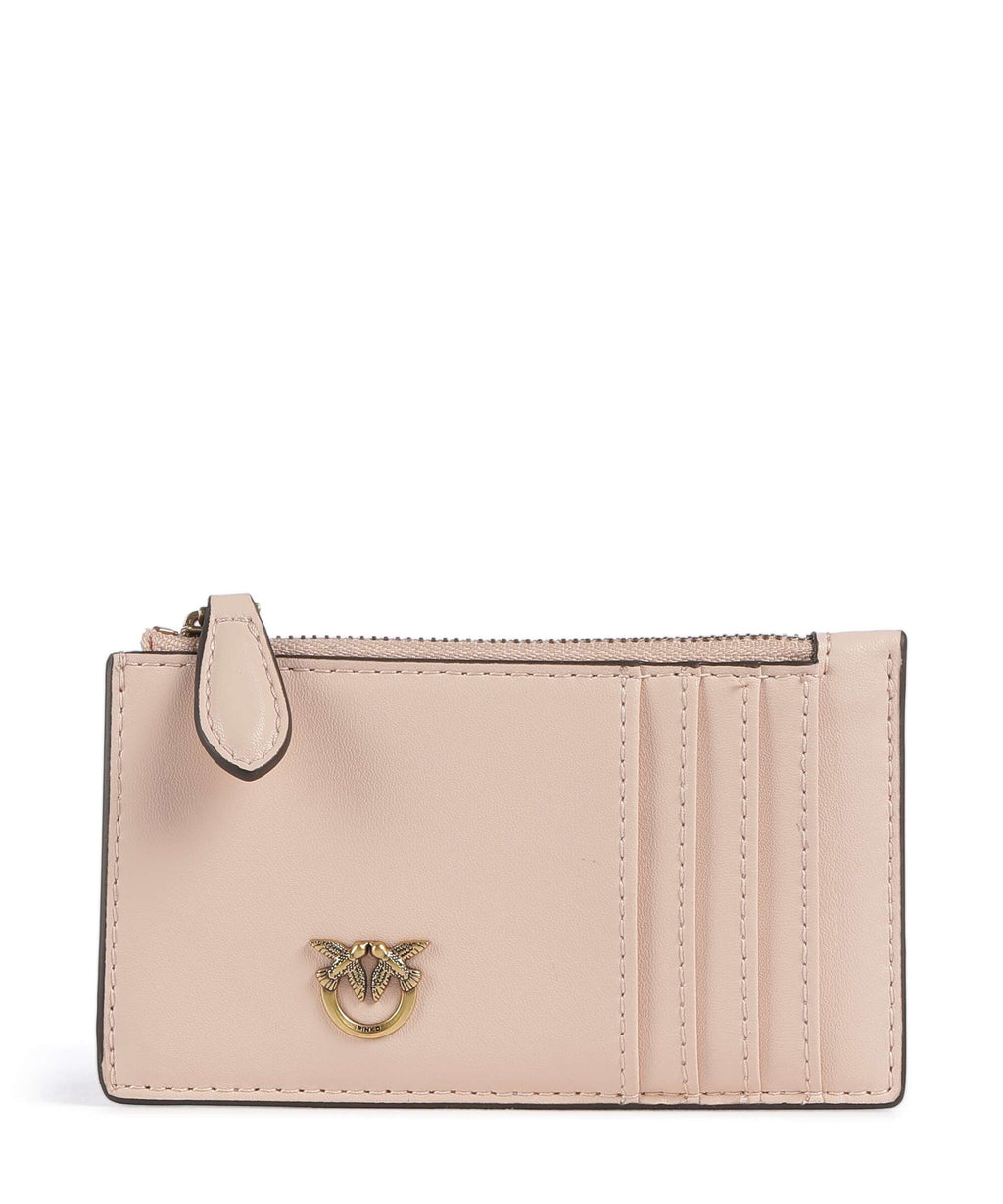 Pinko Airone Credit card holder rosa cammeo/antique gold