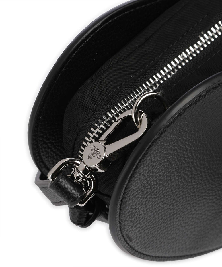 Vivienne Westwood Louise Heart Grain Crossbody bag black