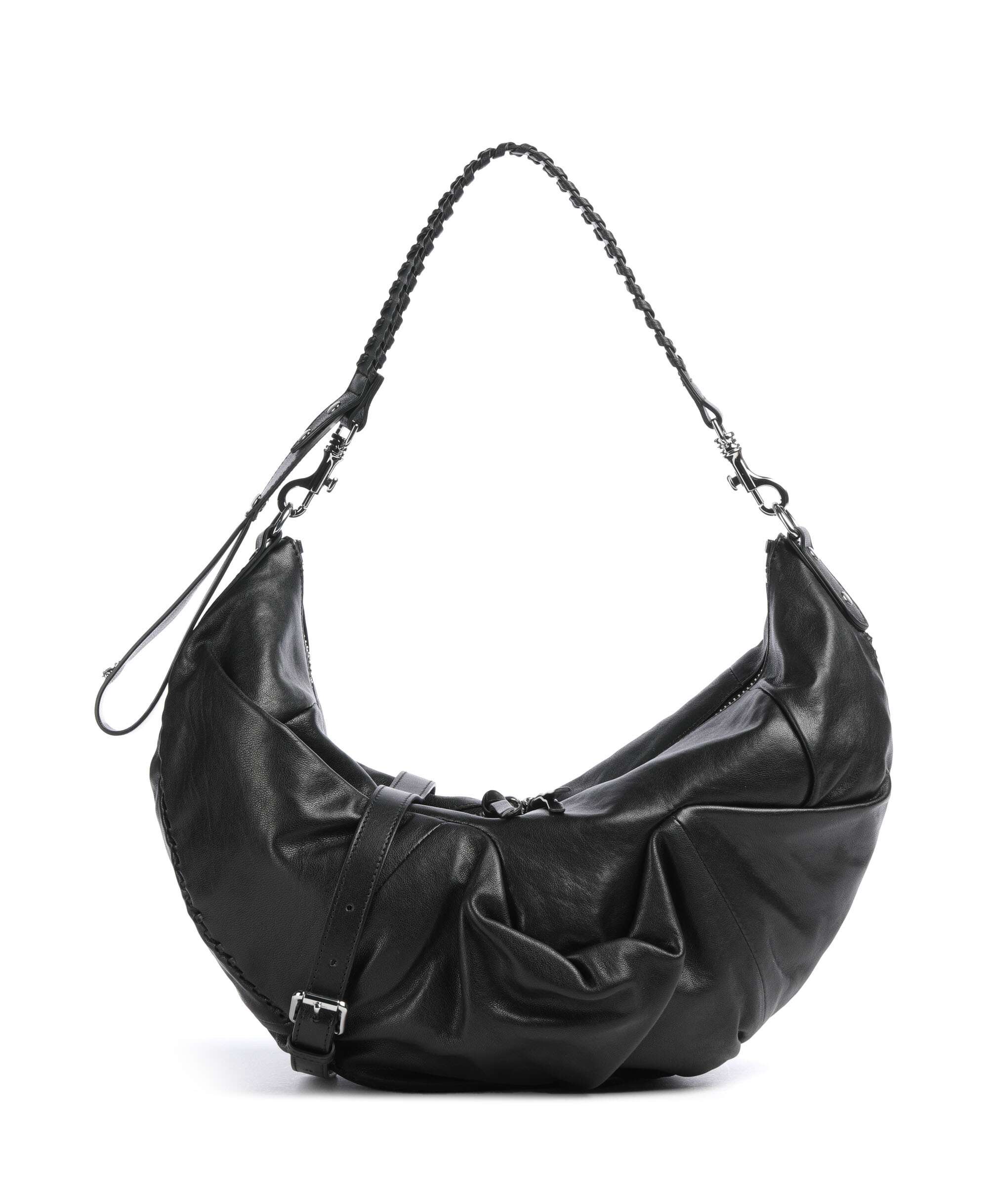 Vivienne Westwood Agnes Supple Medium Hobo bag black
