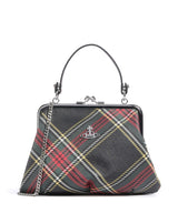 Vivienne Westwood Granny Frame Saffiano Printed Kabelka chelsea tartan