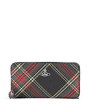 Vivienne Westwood Saffiano Printed Classic Peňaženka chelsea tartan