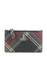 Vivienne Westwood Saffiano Printed Slim Puzdro na kreditné karty chelsea tartan