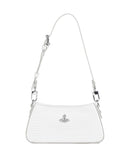 Vivienne Westwood Tasha Embossed Croc Mini Taška cez rameno white