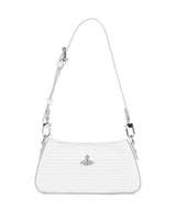 Vivienne Westwood Tasha Embossed Croc Mini Taška cez rameno white