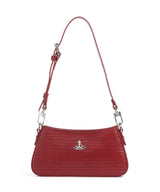 Vivienne Westwood Tasha Embossed Croc Mini Taška cez rameno red
