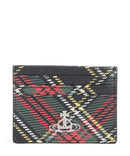 Vivienne Westwood Saffiano Printed Puzdro na kreditné karty chelsea tartan