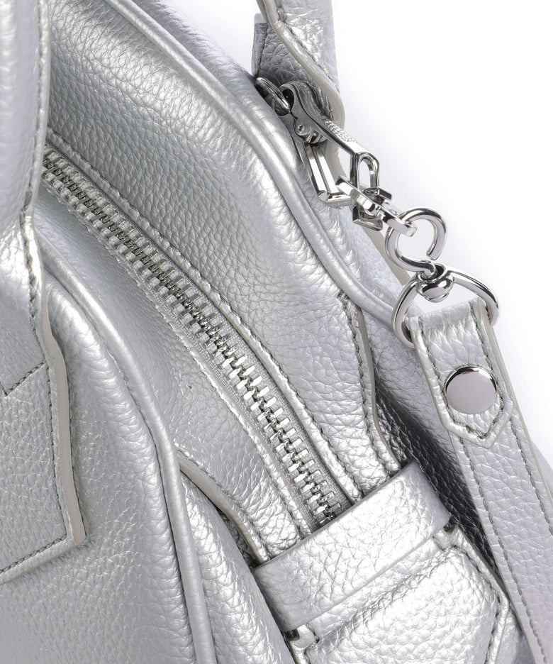 Vivienne Westwood Yasmine Grain Small Handbag silver