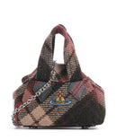 Vivienne Westwood Archive Harris Tweed Check Mini Taška cez rameno light check