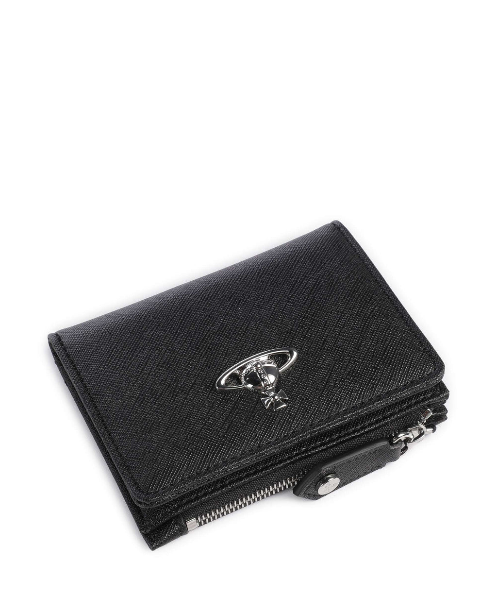 Vivienne Westwood Saffiano Plain Slim Credit card holder black