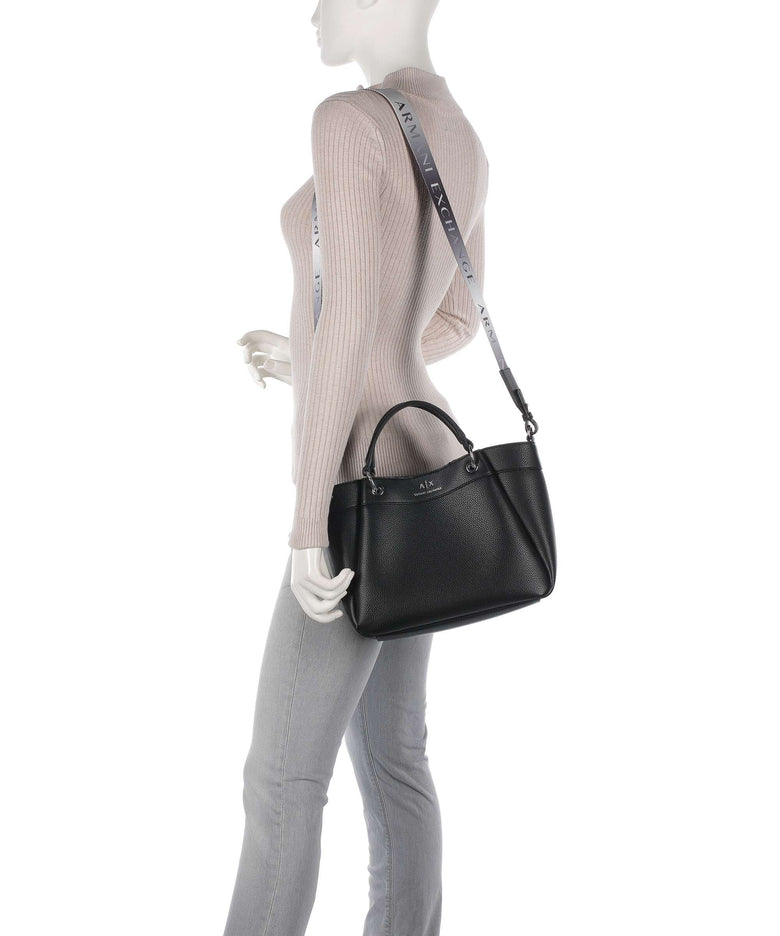 Armani Exchange Wave M Handbag nero