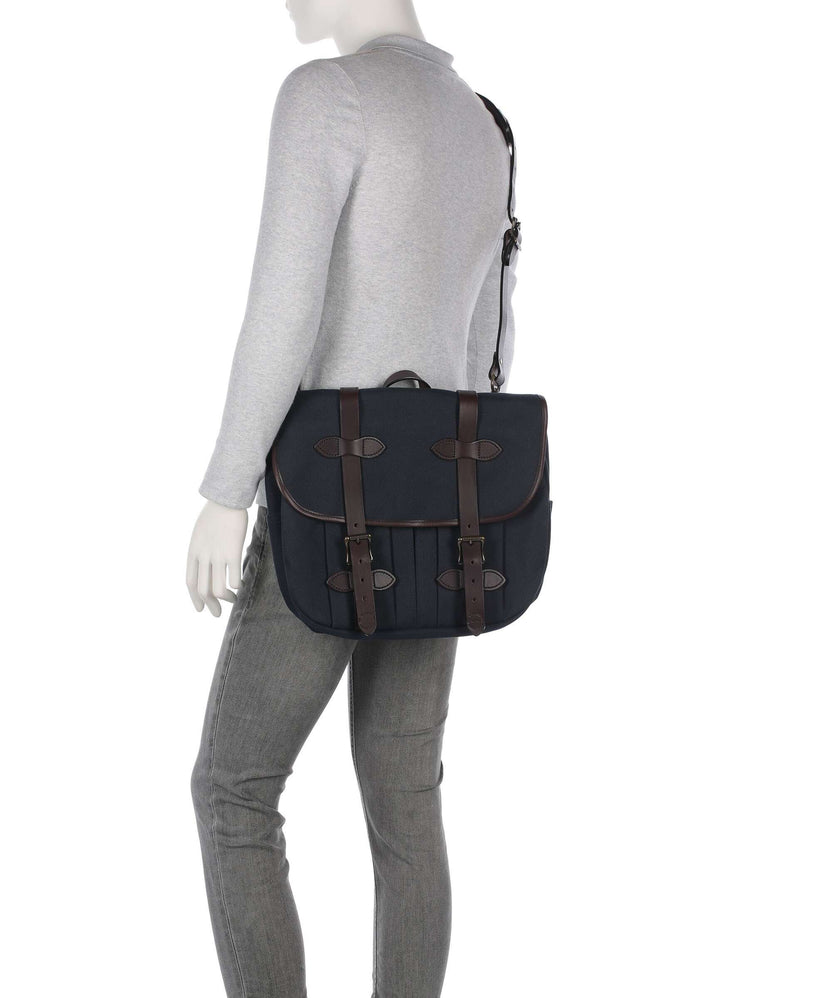 Filson Luggage Twill Messenger bag navy