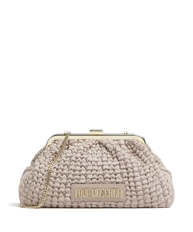 Love Moschino Hug Crossbody bag cuoio