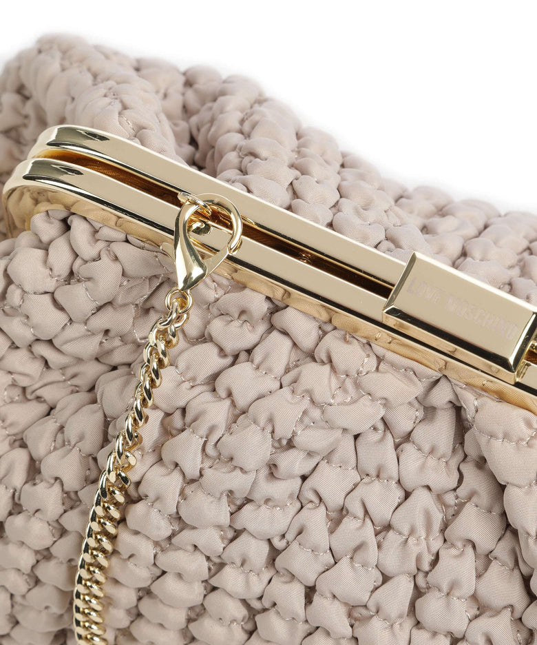 Love Moschino Hug Crossbody bag cuoio