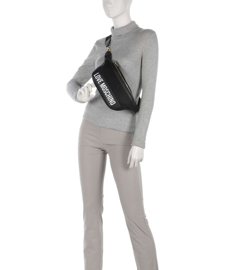 Love Moschino City Lovers Fanny pack nero
