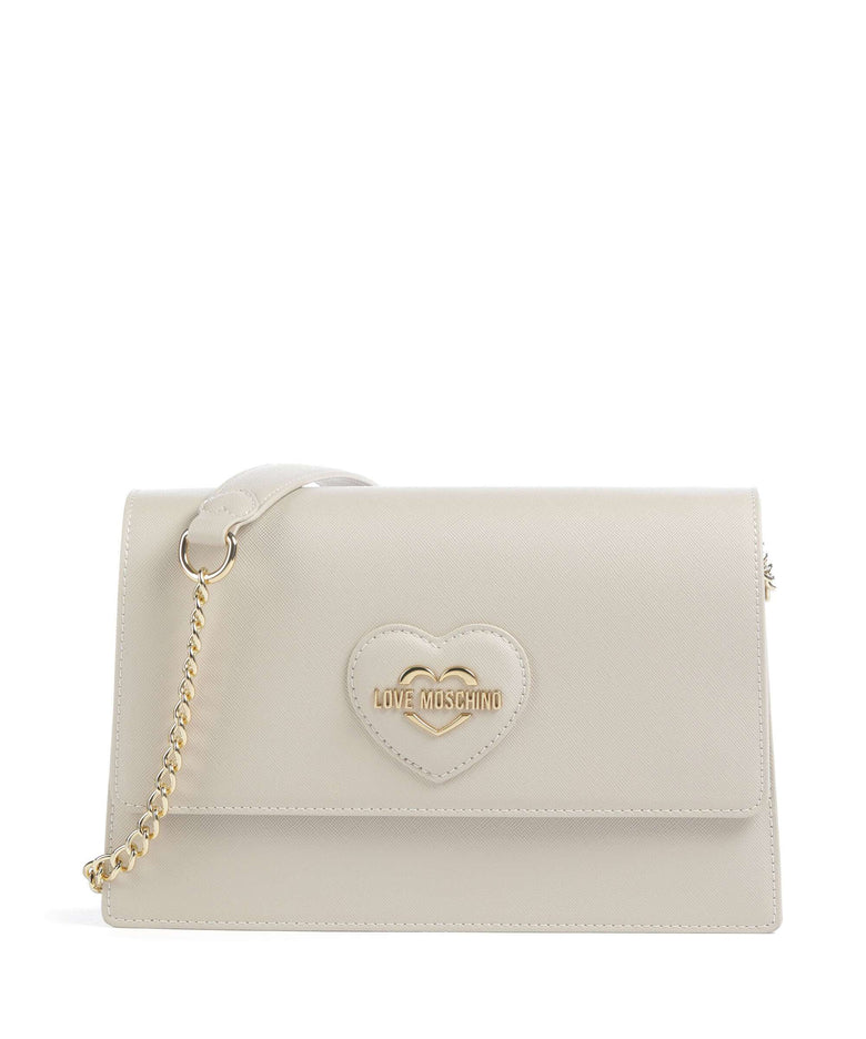 Love Moschino Sweet Heart Shoulder bag avorio