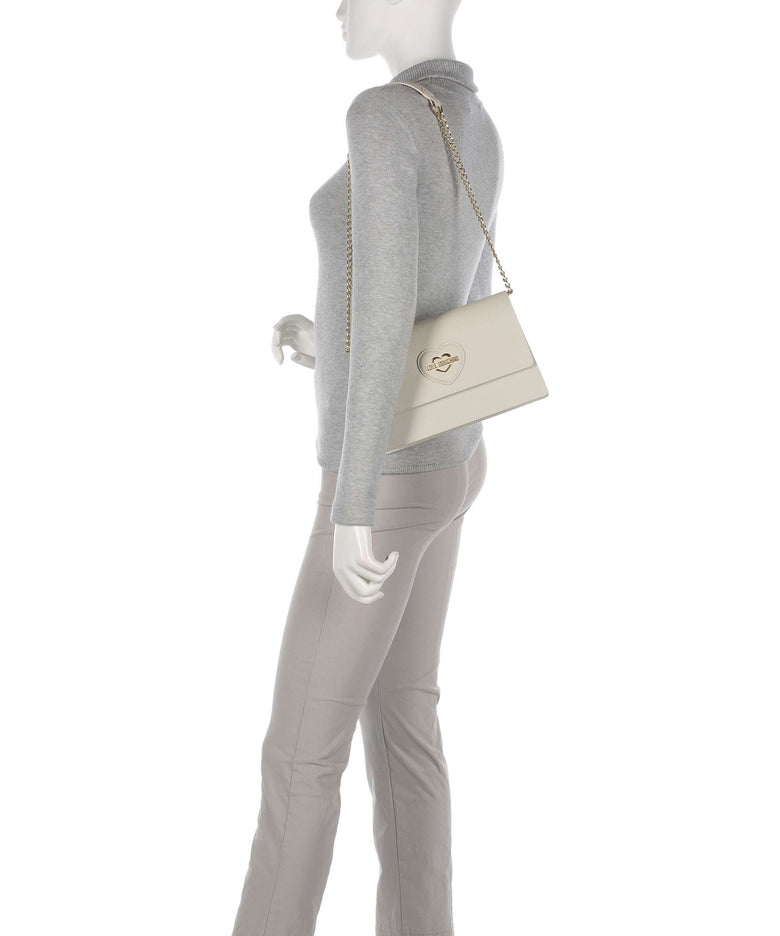 Love Moschino Sweet Heart Shoulder bag avorio