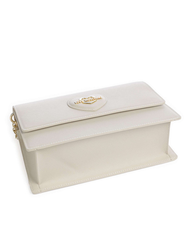 Love Moschino Sweet Heart Shoulder bag avorio
