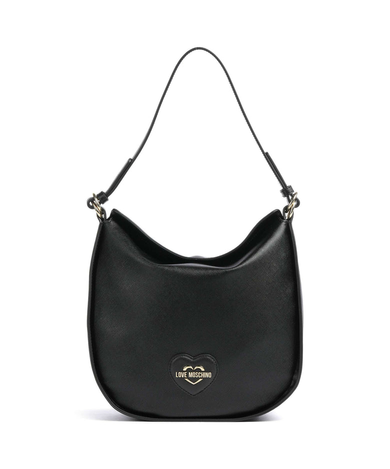 Love Moschino Sweet Heart Hobo bag nero