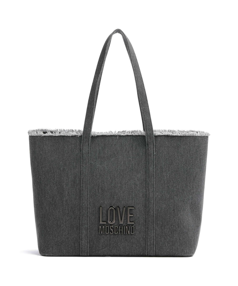 Love Moschino Denim Icon Tote bag nero