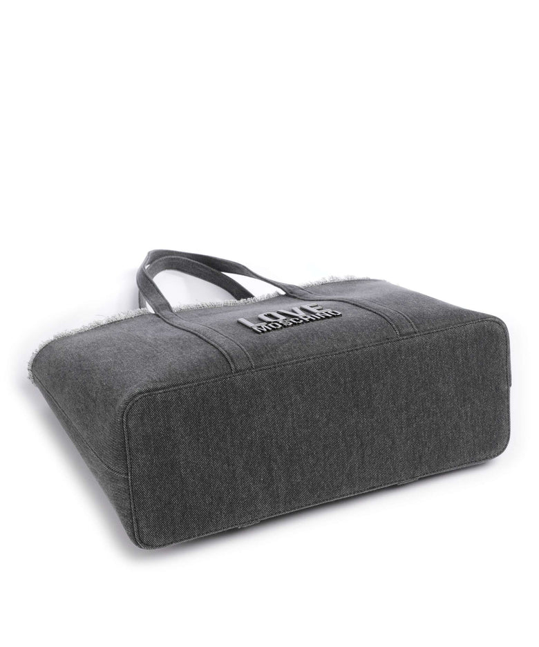 Love Moschino Denim Icon Tote bag nero