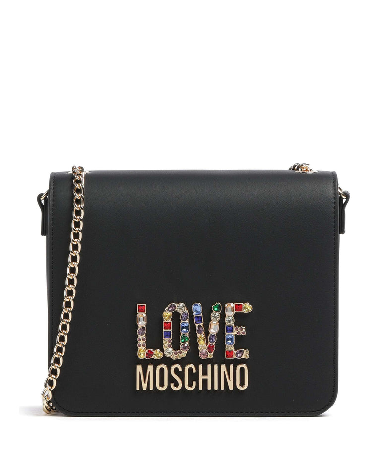 Love Moschino Rhinestone Shoulder bag nero