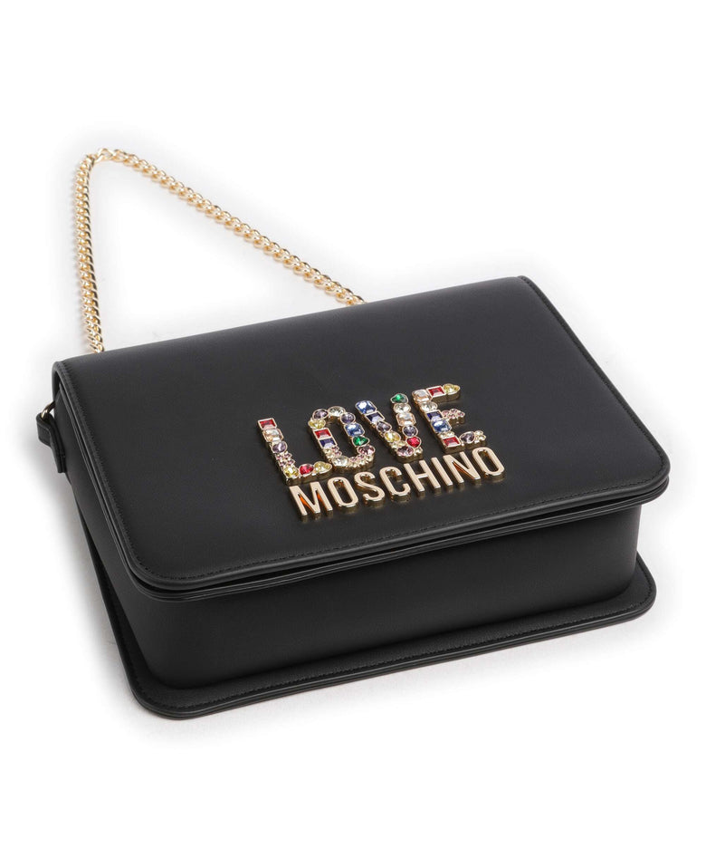 Love Moschino Rhinestone Shoulder bag nero