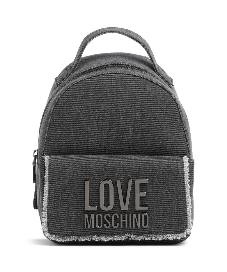 Love Moschino Denim Icon Backpack nero