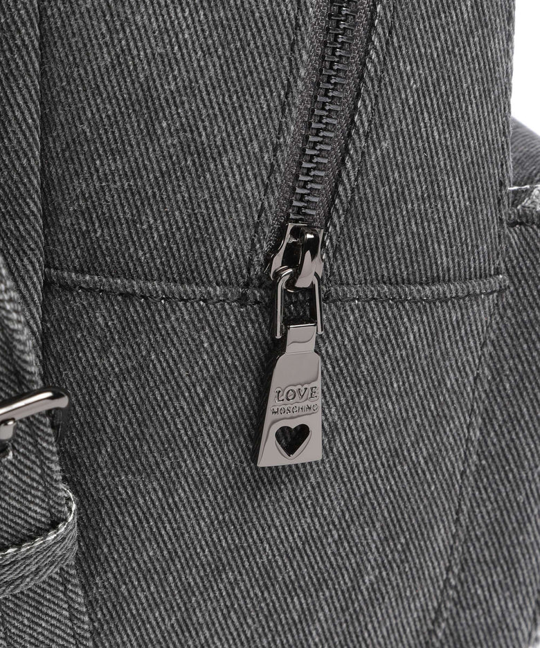 Love Moschino Denim Icon Backpack nero